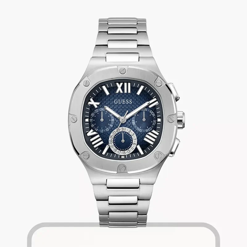 Guess Headline Multifunction Blue Dial Quartz Men’s Watch- GW0572G1